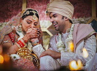 Gambar pernikahan Kajal Aggarwal