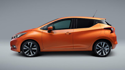 Nissan Micra 2017 side view