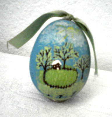 Mini quadri su uova dipinte a mano per Pasqua. tutorial. diy 8