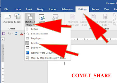 Cara Mudah Membuat Label Nama Undangan Menggunakan Microsoft Word