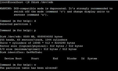 How to delete partition in linux system step by step guide with practical examples,Fdisk Delete partition 