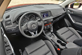 Interior view of 2015 Mazda CX-5