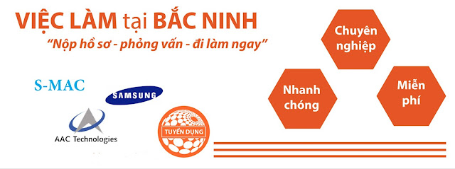 Tuyển công nhân tại bắc ninh