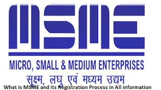 What is MSME and its Registration Process in All information