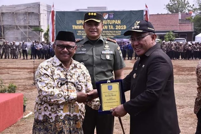 Walikota Imbau Warga Jaga dan Rawat Hasil TMMD Imbangan 2019