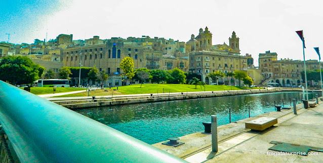 Ponte de pedestres entre Birgù e Cospicua, Malta