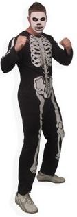 Skeleton Costume Male