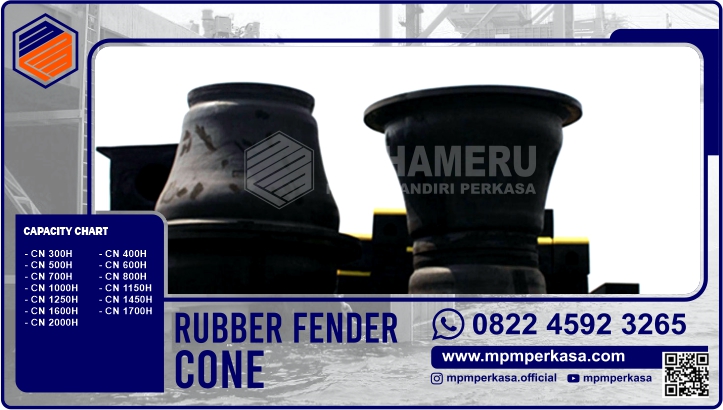 rubber fender tipe cone,rubber fender cone,TeknologiMaritim,rubber fender type cone,mpmperkasa,KeamananPelabuhan,InfrastrukturPelabuhan,karet fender cone,