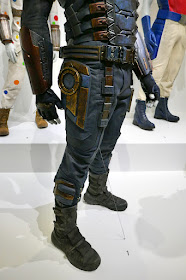 Suicide Squad Bloodsport legs costume detail