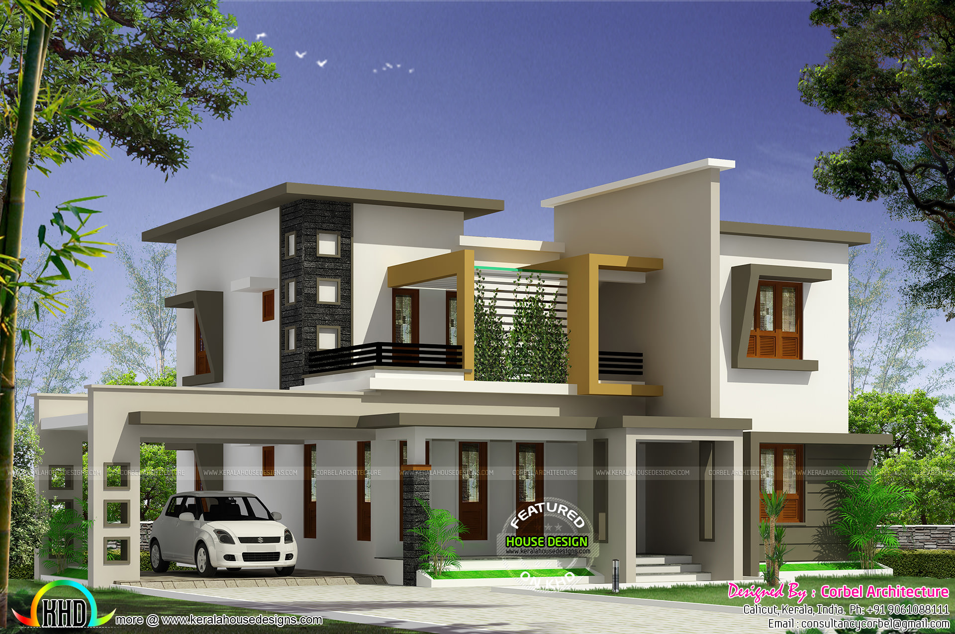 January 2019 Kerala home  design and floor plans  8000 