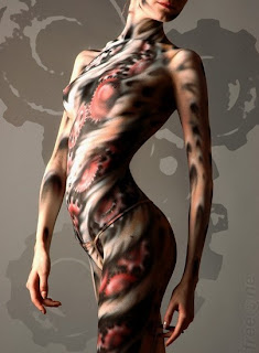 Starred Body Paint Body Covering