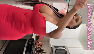 WANDA (misswandaxo) Shows Off Her Lovely Breasts In Sexy Mini Dress As She Entertains Her Fans In A Short Video