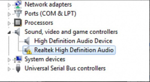 update outdated realtek hd audio driver by Driver Talent 