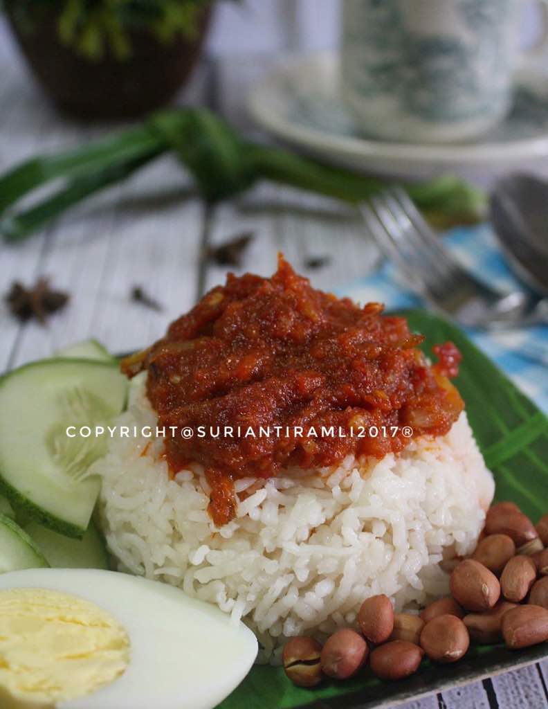 Jom masak: Nasi Lemak Tumis Tanpa Santan ringkas dan 