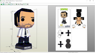 Kuri Paper - Pop Mini Funko Tanju Korman Doctor Milagro Papercraft