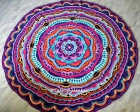 mandala, virkattu madala, mandala madness, 7-veljestä, Helen Shrimpton