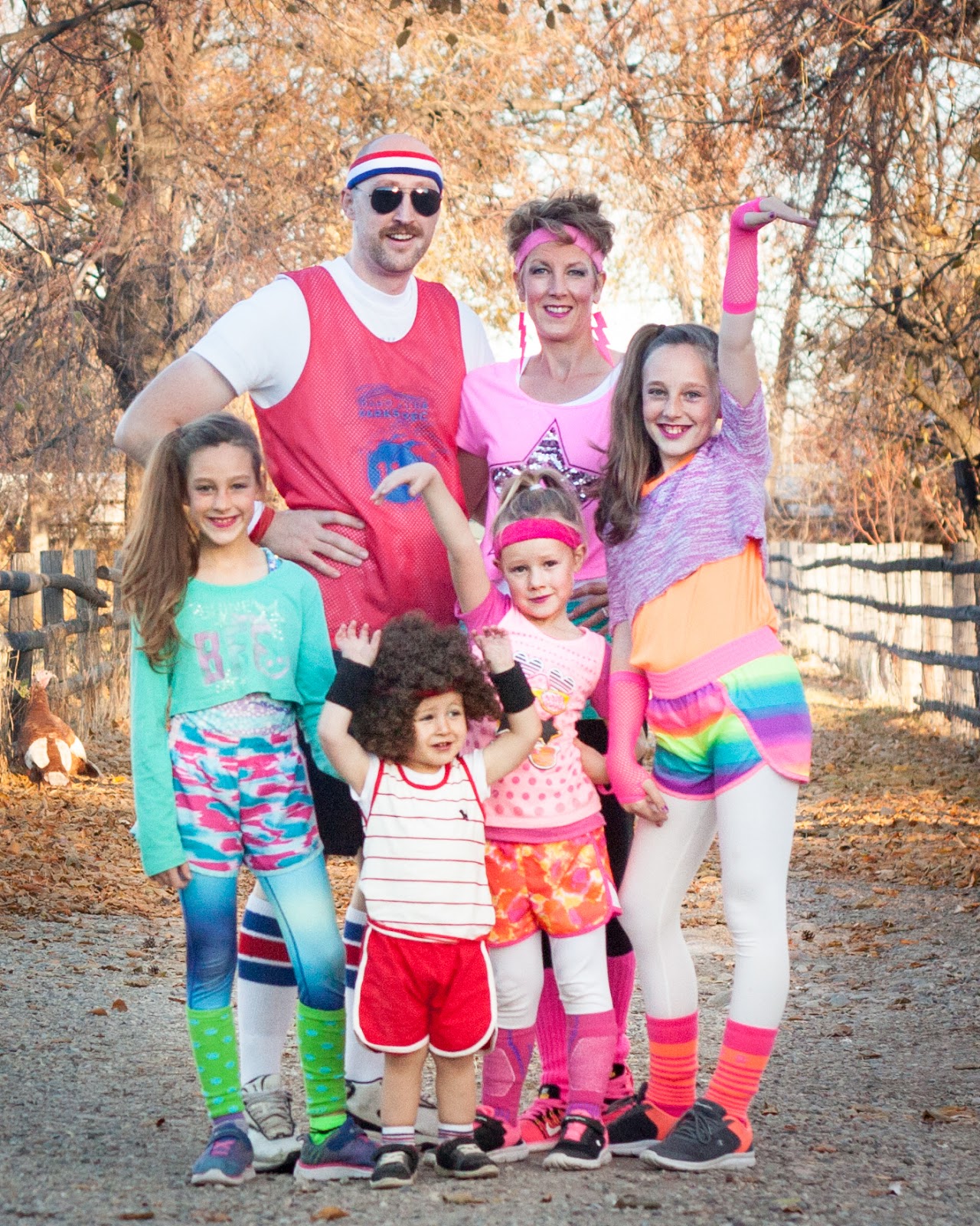 Everyday Art Family 80s Workout Halloween Costume
