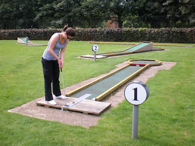 Mini Golf in Bury Knowle Park, Headington