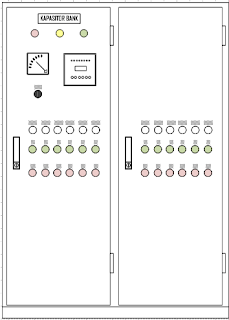 PANEL CAPACITOR BANK 12 STEP