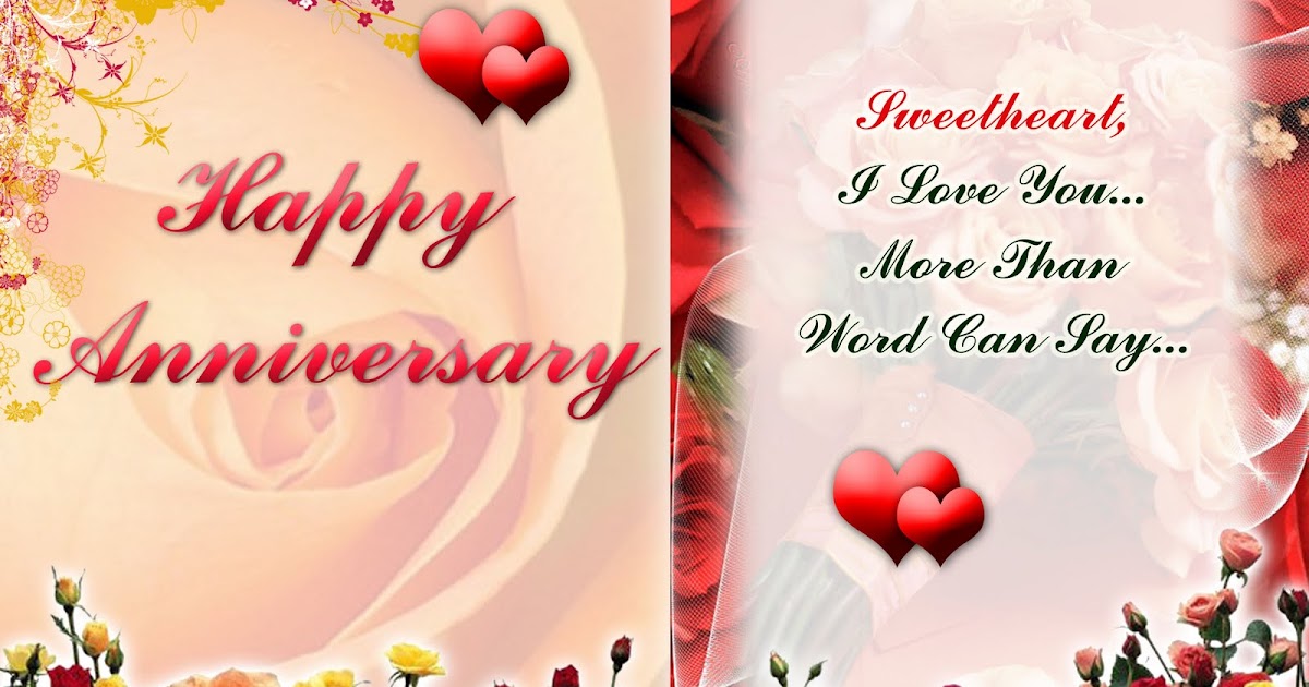 Lovely Happy Anniversary  Wishes  Ecards Postcards 