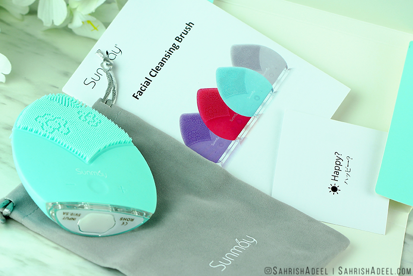 Do Facial Cleansing Brushes Work? | Cleansing Face Brush in Tiffany Blue by Sunmay - Review