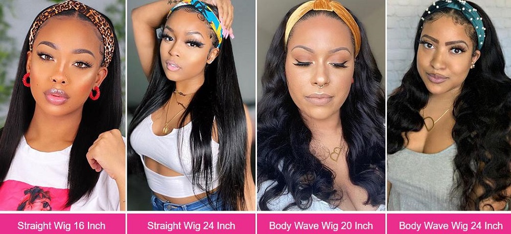 Cool Summer With Headband Wigs
