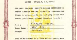 Contoh Konsep Piagam Kegiatan Pramuka - INFO GTK