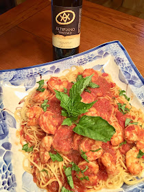 Altipiano Sangiovese pairing with shrimp palermo