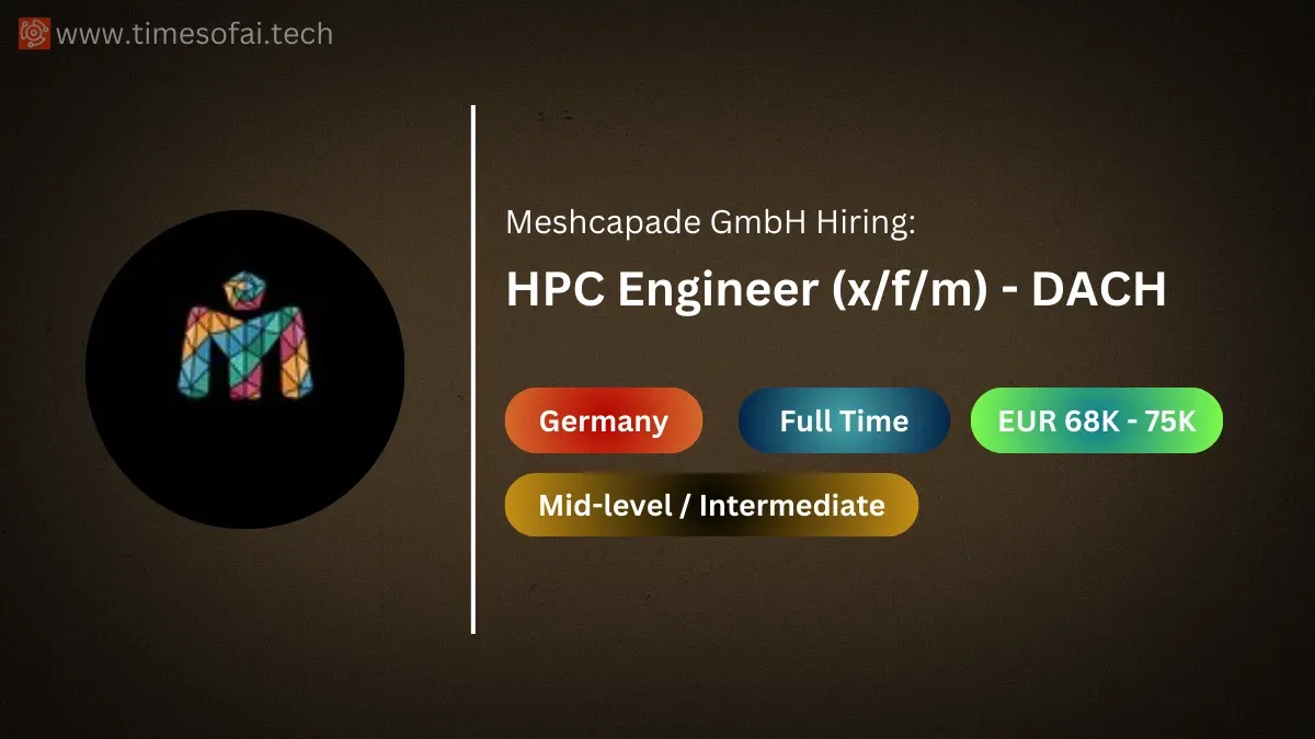 HPC Engineer (x/f/m) - DACH at Meshcapade GmbH