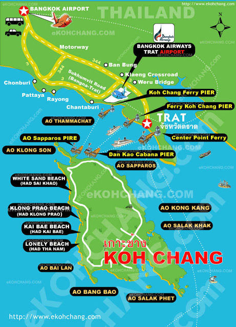 Karte Koh Chang