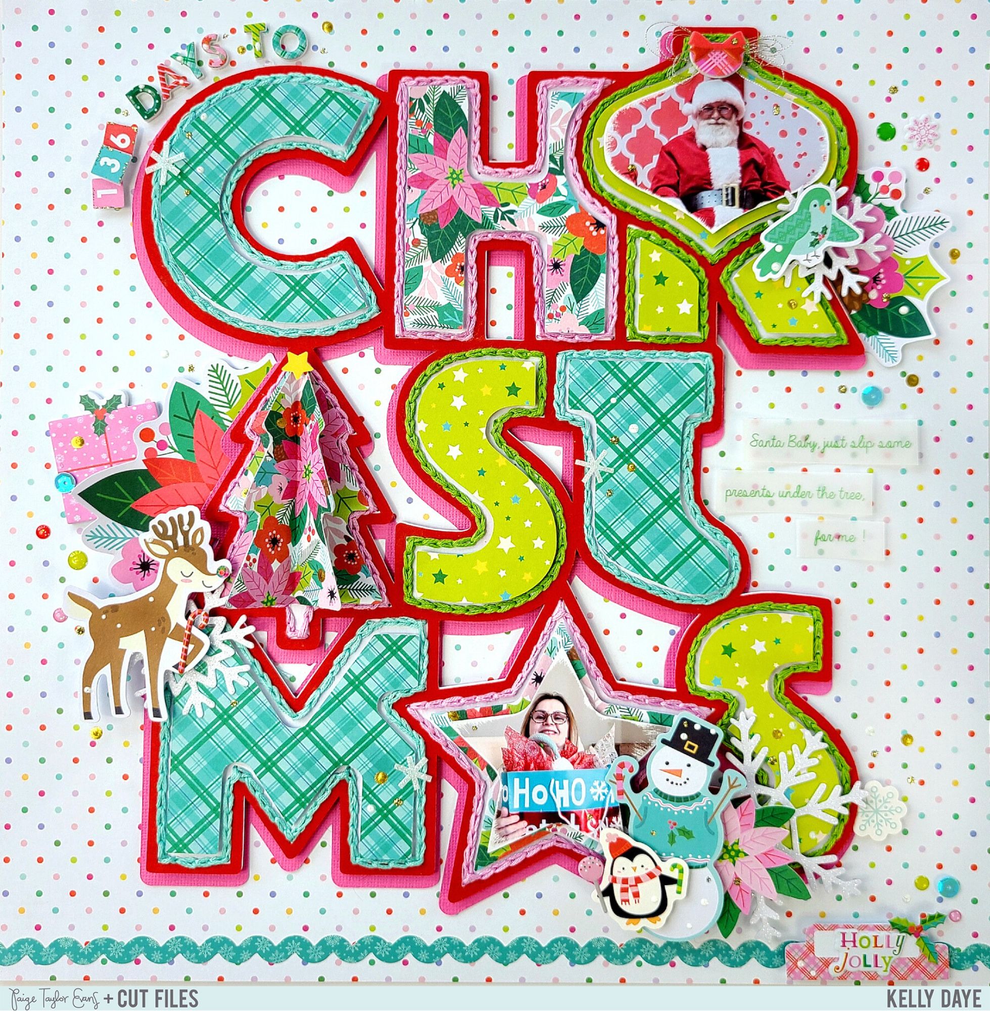 Digital Scrapbook Kit - White Christmas