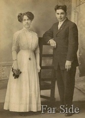 June 29 1911 Frank and Mae  nee Abbott Lemon copy
