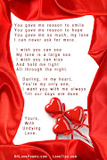 Love poem in a picture that you can send your sweetheart. (love poem picture)
