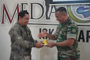 Pendam IM Gelar Syukuran Peringatan HUT Ke-72 Penerangan TNI Angkatan Darat Bersama Wartawan
