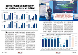 NOVEMBRE 2023 PAG. 32 - Nuovo record di passeggeri nei porti crocieristici italiani