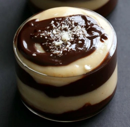 VEGAN BOSTON CREAM PIE PUDDING