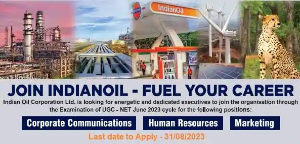 IOCL Executive Vacancy Recruitment through UGC NET June-2023