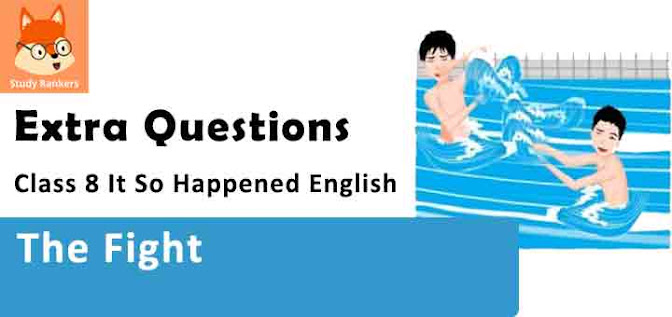 Chapter 6 The Fight Important Questions Class 8 It So Happened English