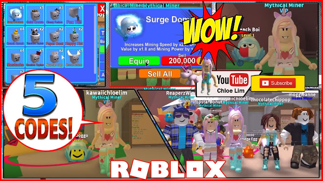 Chloe Tuber Roblox Mining Simulator Gameplay 5 Codes And Shoutout Sorry For Lag And Loudness - chloe tuber roblox mining simulator gameplay going to space