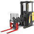 Reach truck double deep Hyster