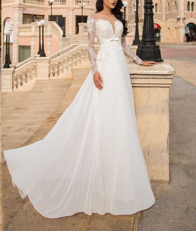 vestidos de novia sencillos y elegantes