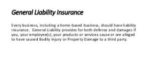 5 Types of Small Business Insurance, small business general liability insurance