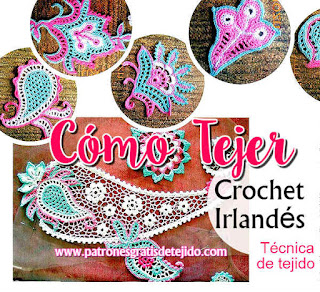  Ver cómo se teje el crochet irlandés