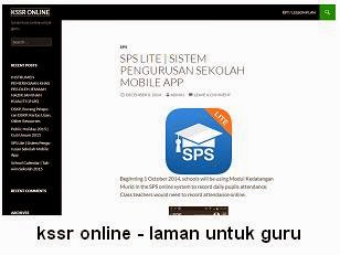 kssr online