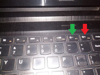 cara meredupkan layar komputer dengan keyboard