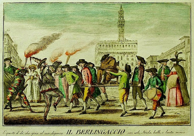 Giovedì Grasso - Il Berlingaccio - Giuseppe Piattoli XVIII secolo