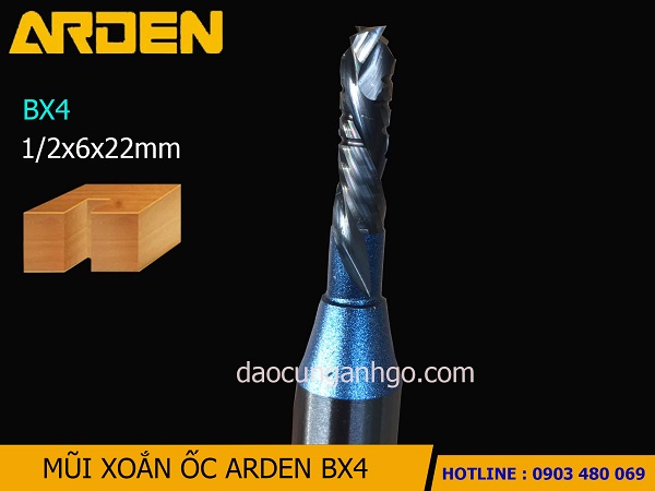 Mũi Xoắn ốc CNC ARDEN 1/2x6x22mm BX4