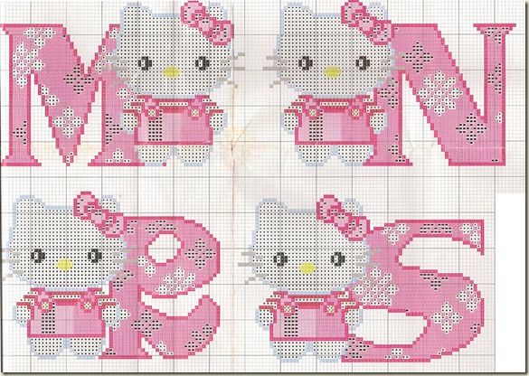 Ponto-Cruz-Abecedário-Hello-Kitty-M-N-R-S