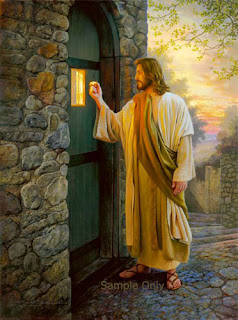 Jesus knocking at the door graphic Wallpaper