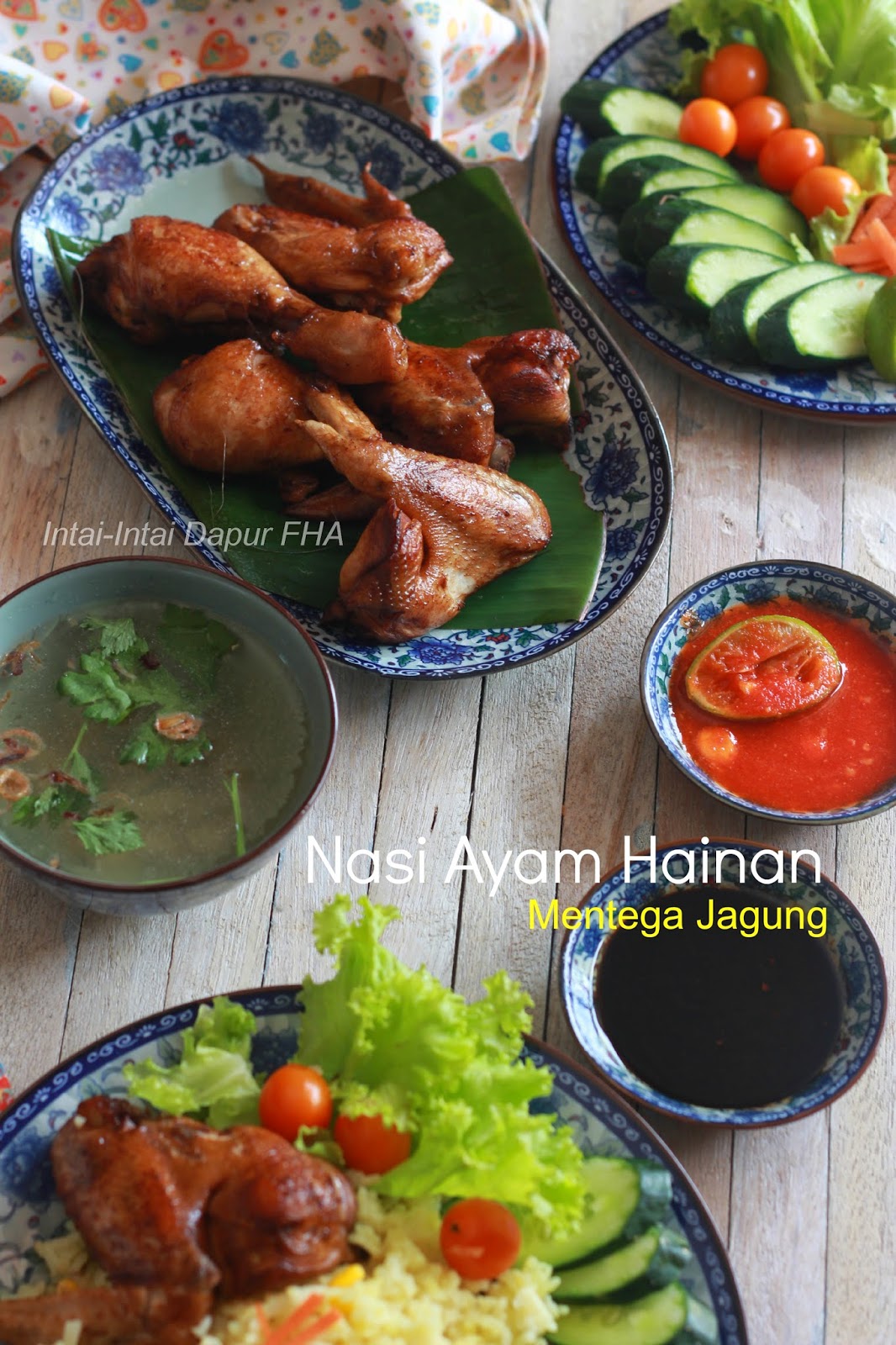 NASI AYAM HAINAN Mentega Jagung - FHA Selemak Santan